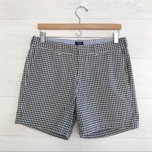 {J.Crew} Checked Reade Fit shorts, 31W